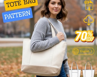 Eenvoudig naaipatroon draagtas | Geschikt voor beginners (pdf-download)