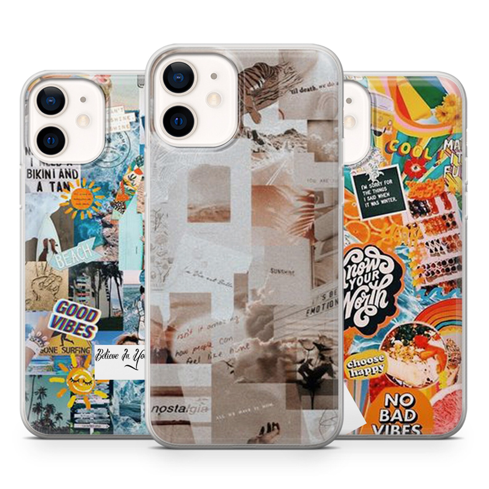 Aesthetic Cool Collage Phone Case for Fit for Iphone 12 Pro Etsy