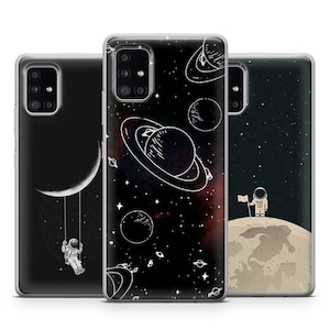 Galaxy Space Astronaut Phone case fit for Samsung S24, S23, 22, S21 Ultra, FE, Lite  Samsung A52, Samsung Note 20, 10, M51, A15, A53, A33