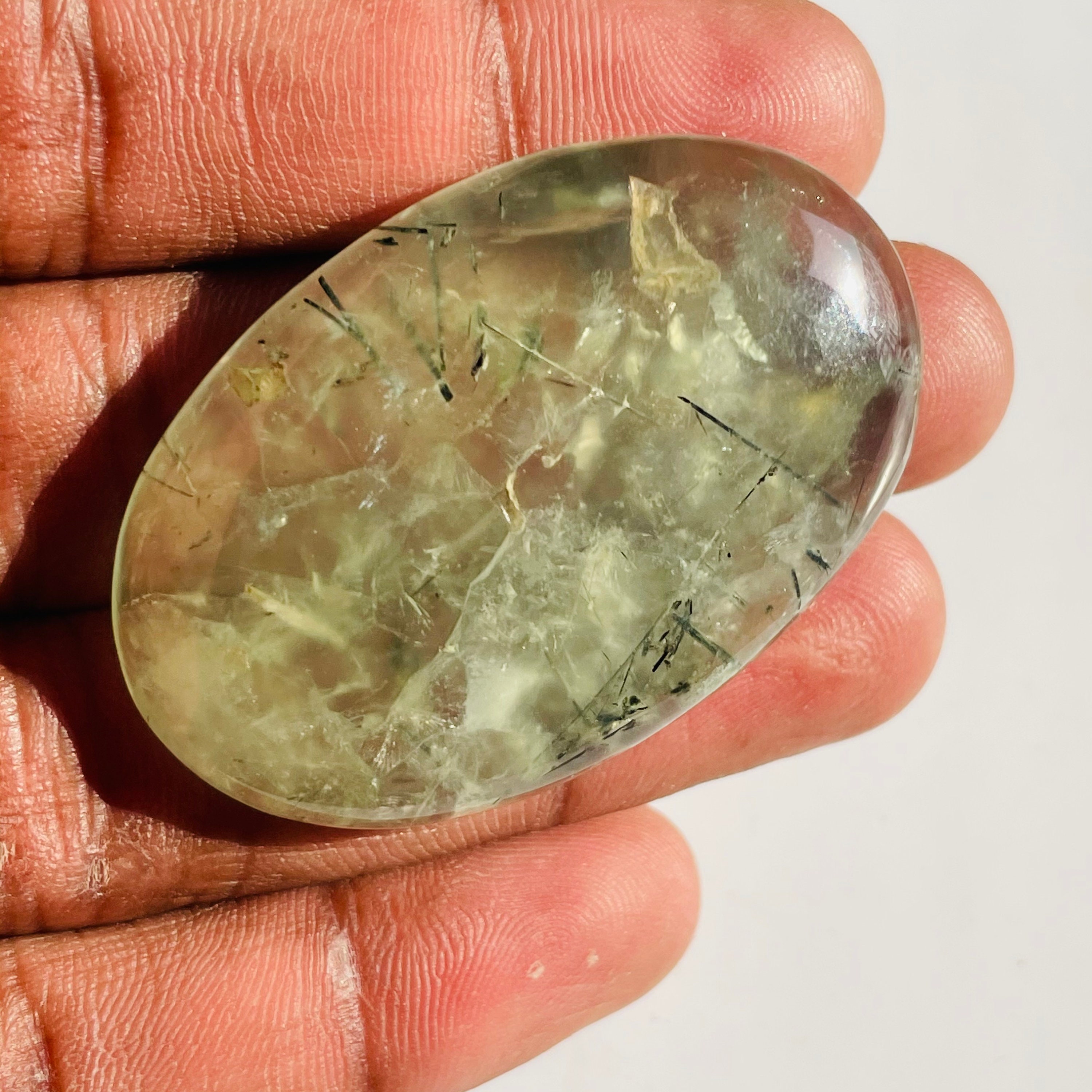 70%OFF Natural prehnite gemstone prehnite cabochon handmade | Etsy