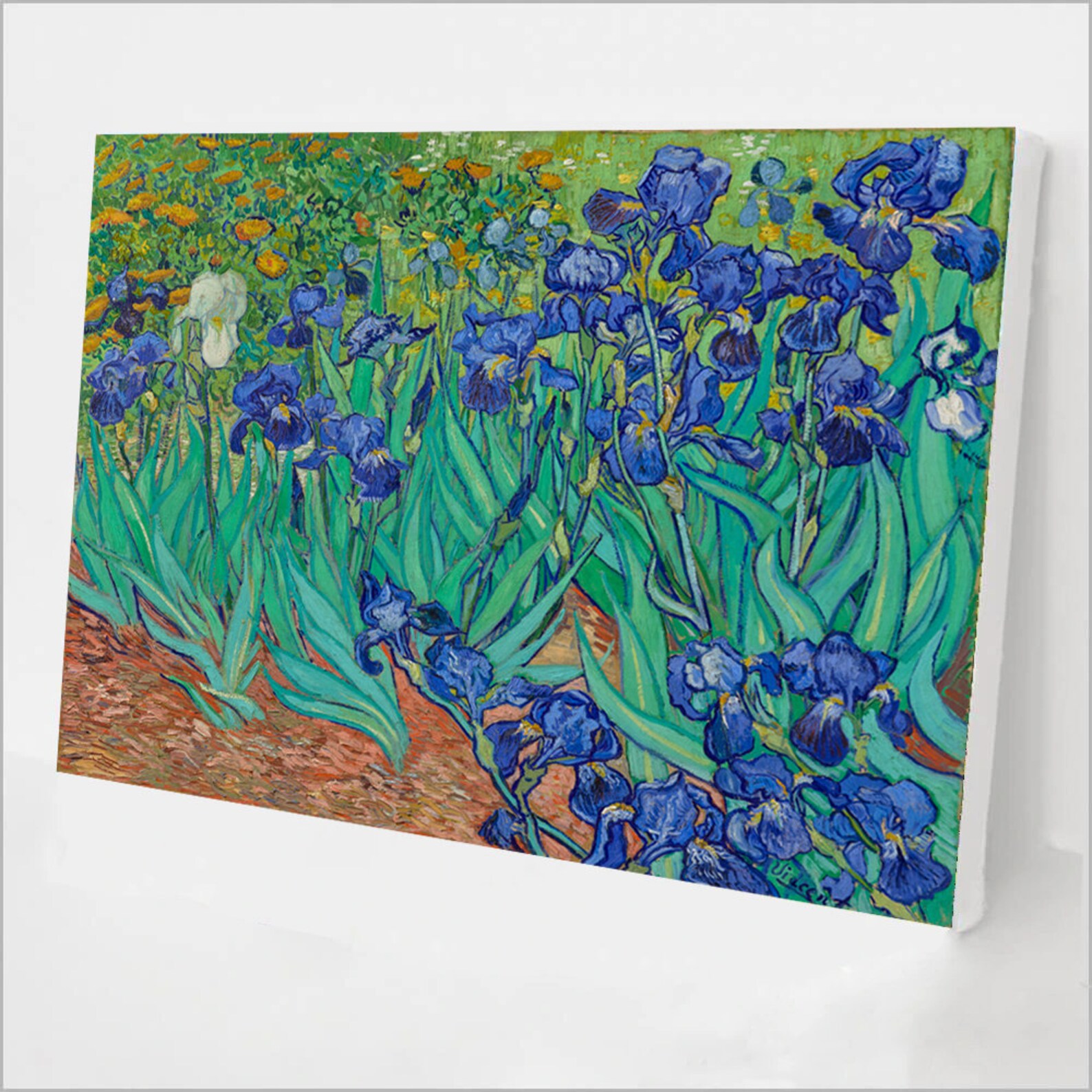 Paint by Number Kit for Adults Irises by Van Gogh Painting Etsy