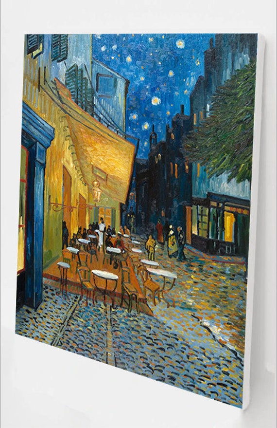 Paint By Number DIY kit Caf\u00e9 Terrace at Night DIY kit Adult Arts And Crafts Unique Gift Home Decor With & Without Frame Paint By Numbers