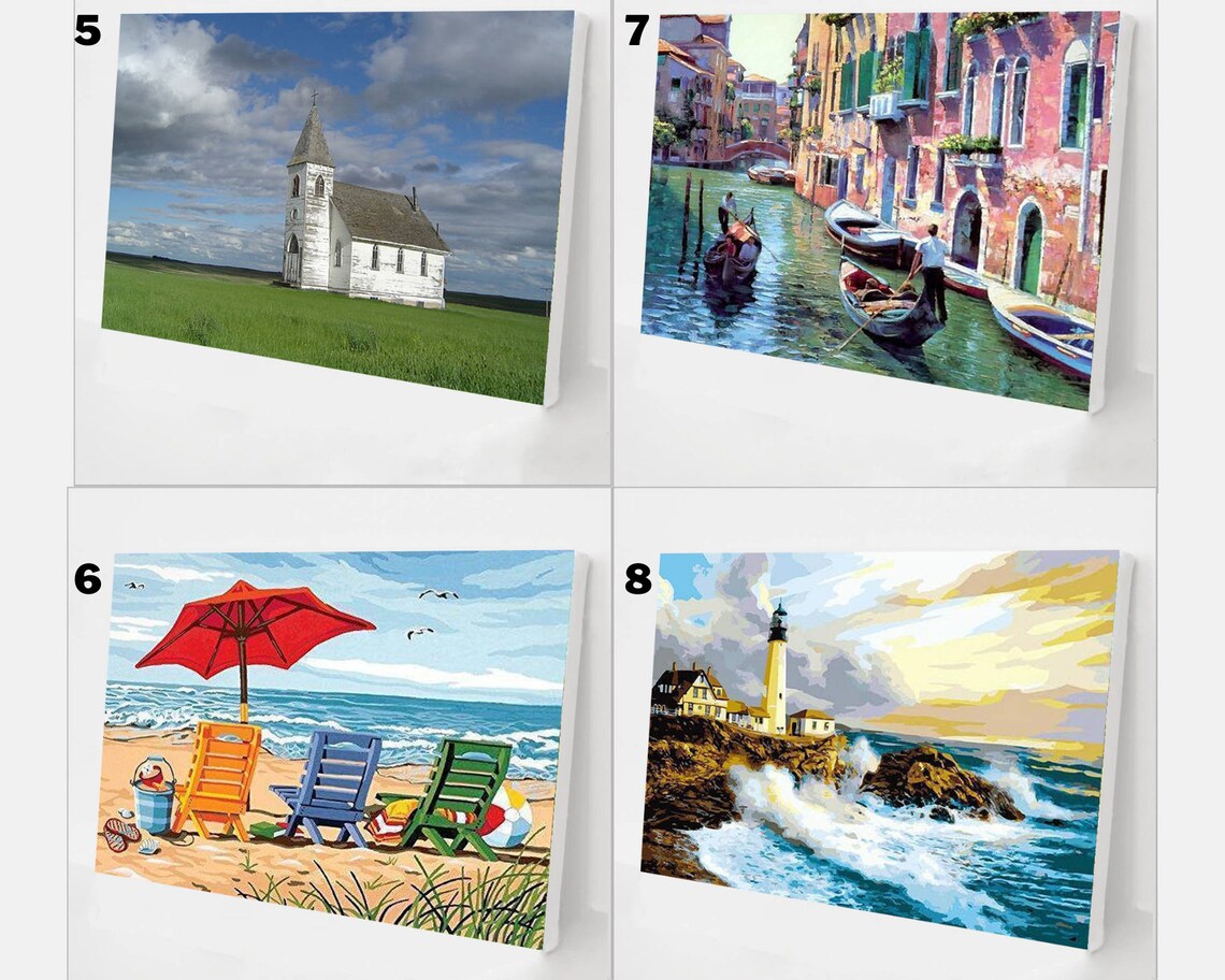 Paint by Number Kit for Adults Choose Your Kit DIY Acrylic Etsy Canada