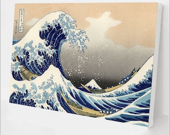 Paint By Number Kit for Adults - The Great Wave Off Kanagawa - Painting By Numbers - Easy Paint By Numbers Kit
