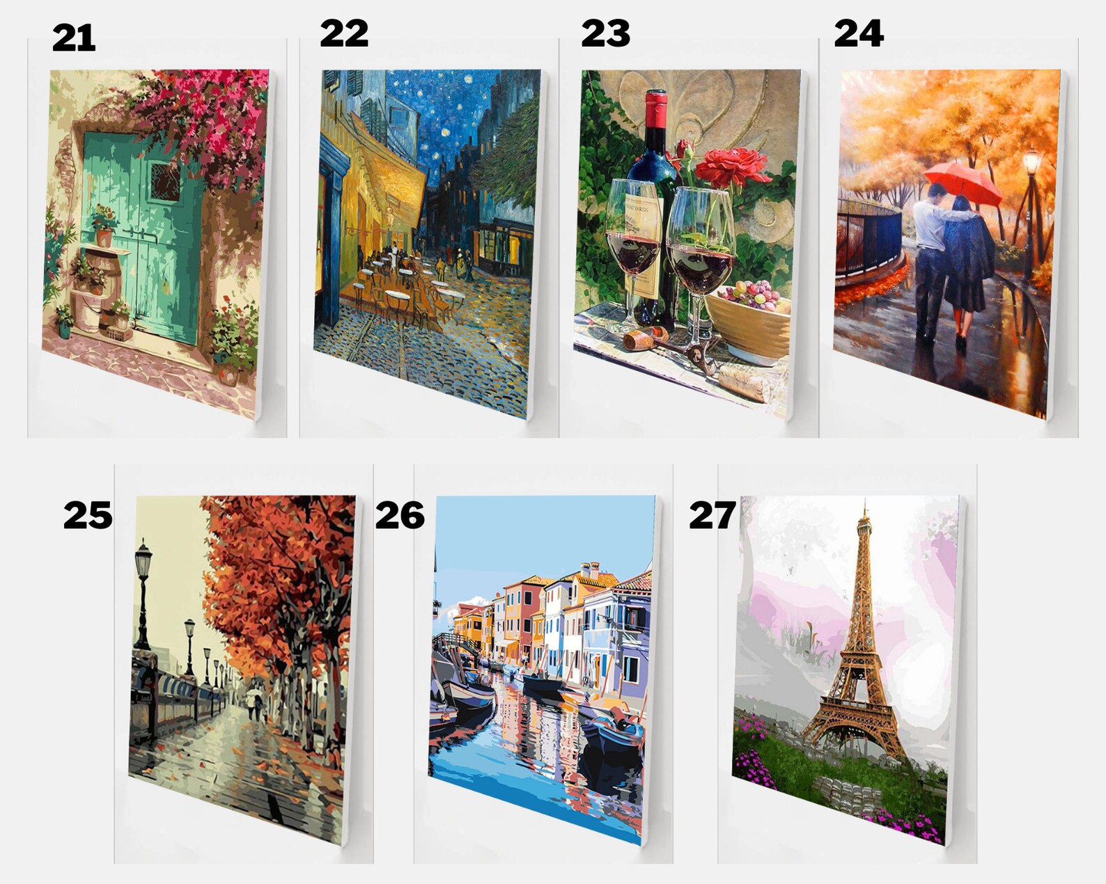 Paint by Number Kit for Adults Choose Your Kit DIY Acrylic Etsy Canada