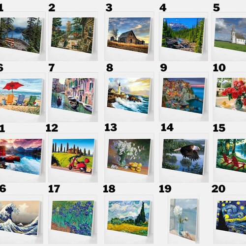 Phenomenon USA Shipping DIY Paint by Number Kit Acrylic Etsy