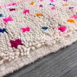 Moroccan Rug | Tapi Maroc | Teppich Wolle | Woolen Carpet | Azilal Rug | Teppich Rug | Beni Ouarain Style | Fine Berber Rug | Wolle Rug afbeelding 9