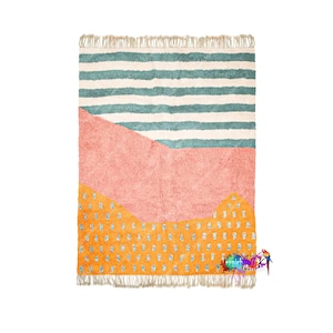 Soft Beni Mrirt | Fabulous Moroccan Rug | Area Rugs | Wool Rug | Teppich | Boho Rug | Tapis Marocain | Made To Order | Beni Mrirt Rug