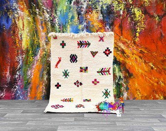 Moroccan Rug | Azilal Rug | Wool Rug | Tapis Berbere | Carpet | Custom Rug | Berber Rug | Handmade | Berber Carpet | Gift Housewarming