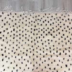 Black Dot Rug | Moroccan Dots Rug | Azilal Rug | Moroccan Rug | Colorful Dots Rug For Livingroom | Berber Dots Rug | Teppich Marokko | Beni image 5