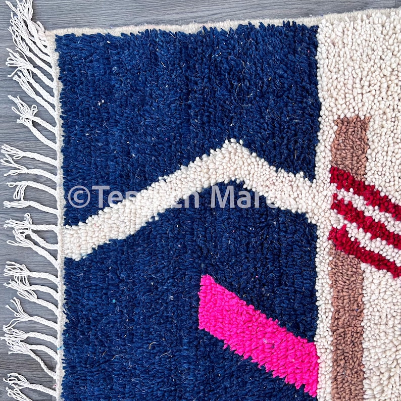 Moroccan Rug | Tapis Marocain | Teppich | Berber Carpet | Azilal Rug | Wool Rug | Area Rugs For Living Room | Berber Moroccan Rug | Moroccan image 6