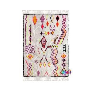 Moroccan Rug | Tapi Maroc | Teppich Wolle | Woolen | Azilal Rug | Teppich Rug | Fine Berber Rug | Wolle Rug | Handmade | Free Shipping