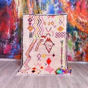 Moroccan Rug | Tapi Maroc | Teppich Wolle | Woolen | Azilal Rug | Teppich Rug | Fine Berber Rug | Wolle Rug | Handmade | Free Shipping