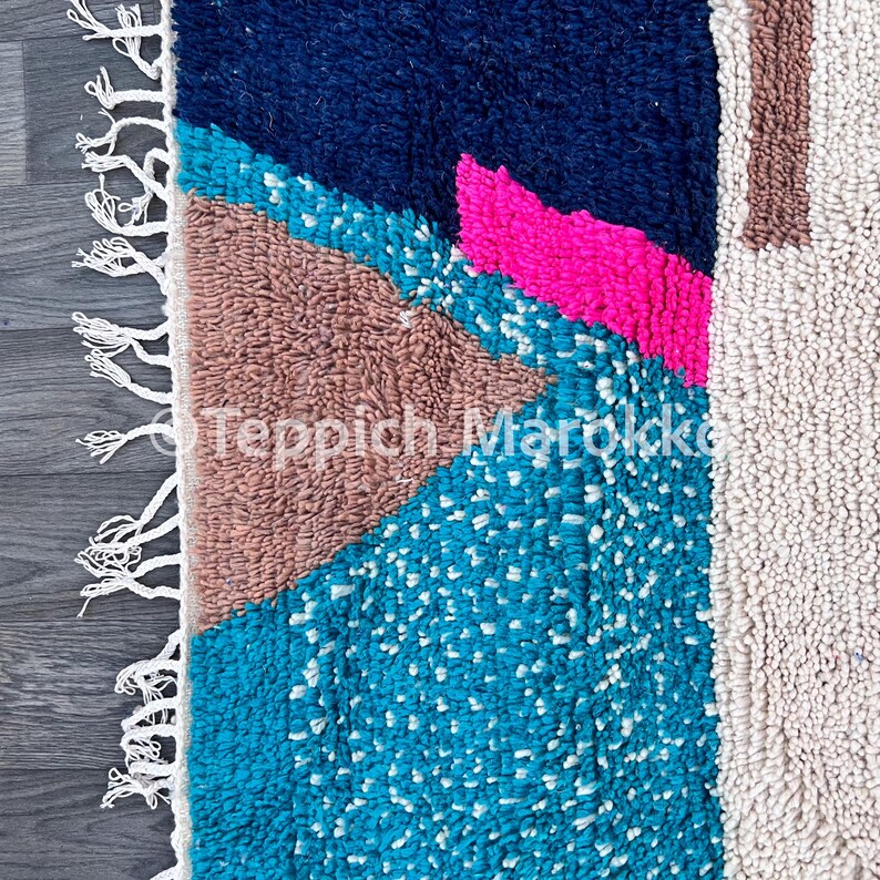 Moroccan Rug | Tapis Marocain | Teppich | Berber Carpet | Azilal Rug | Wool Rug | Area Rugs For Living Room | Berber Moroccan Rug | Moroccan image 3