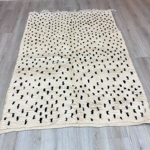 Black Dot Rug | Moroccan Dots Rug | Azilal Rug | Moroccan Rug | Colorful Dots Rug For Livingroom | Berber Dots Rug | Teppich Marokko | Beni image 6