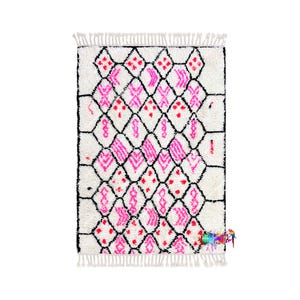 Moroccan Rug | Tapis Berbere | Teppich Wolle | One Of A Kind | Berber Carpet | Genuine Wool Rug | Handmade Rug | Area Rug | Beni Rug | Gift