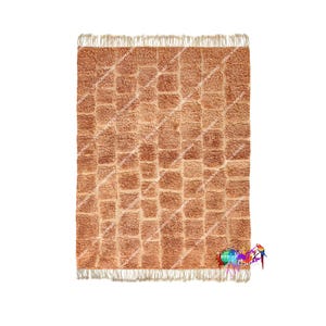 Brown Beni Mrirt | Fabulous Moroccan Rug | Area Rug | Wool Rug | Teppich | Boho Rug | Tapi Marocain | Made To Order | Beni Mrirt Rug | Soft