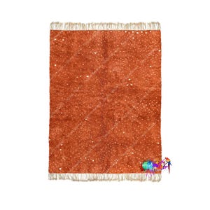 Orange Beni Mrirt | Fabulous Moroccan Rug | Area Rugs | Wool Rug | Teppich | Boho Rug | Tapis Marocain | Made To Order | Beni Mrirt Rug