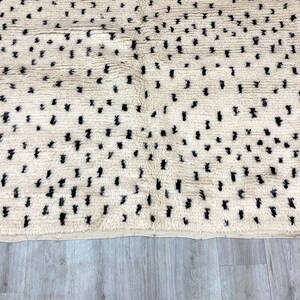 Black Dot Rug | Moroccan Dots Rug | Azilal Rug | Moroccan Rug | Colorful Dots Rug For Livingroom | Berber Dots Rug | Teppich Marokko | Beni image 3