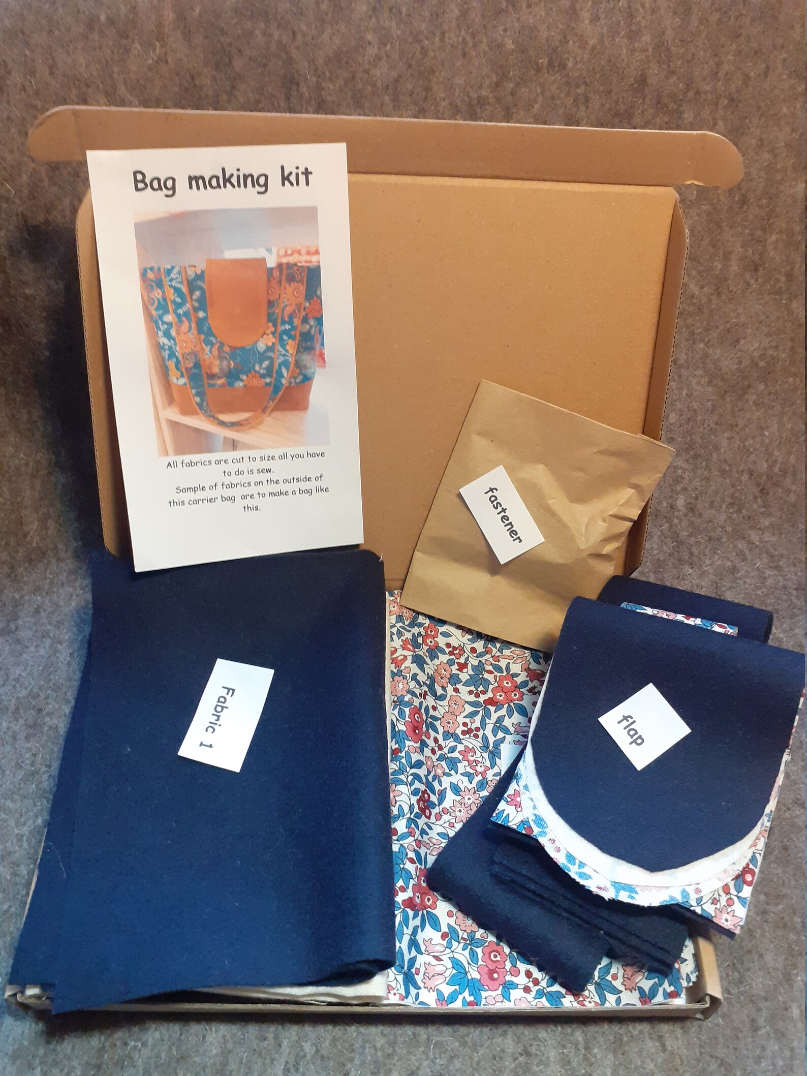 Liberty Bag Making Sewing Kit Etsy