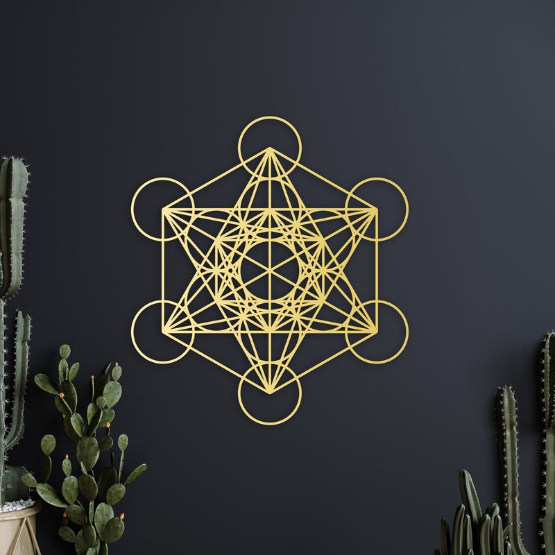 Metatrons Cube Wall Art - Etsy