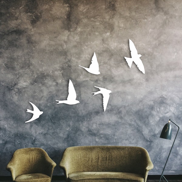 Flying Bird Wall Art Etsy