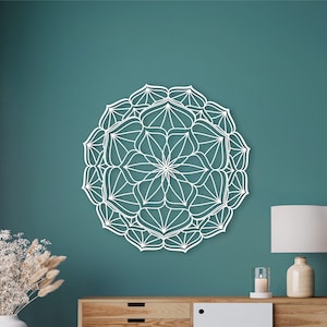 Mandala wall art, yoga wall decor, sacred geometry decor, healing wall art, meditative decor, christmas gifts