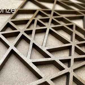 Sri Yantra Wooden Wall Art: Geometric Chakra Decor image 5