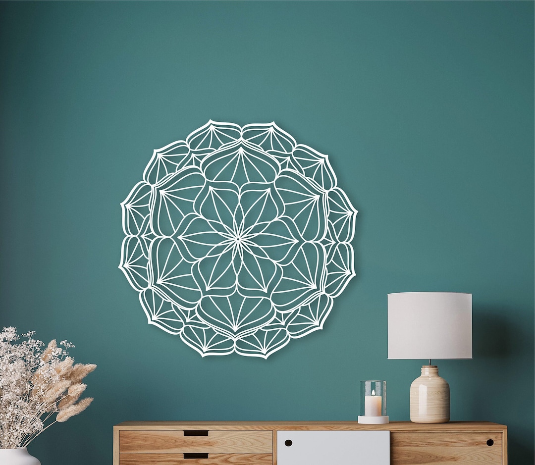 Sacred Geometry Mandala Wood Wall Art: Meditative Decor - Etsy