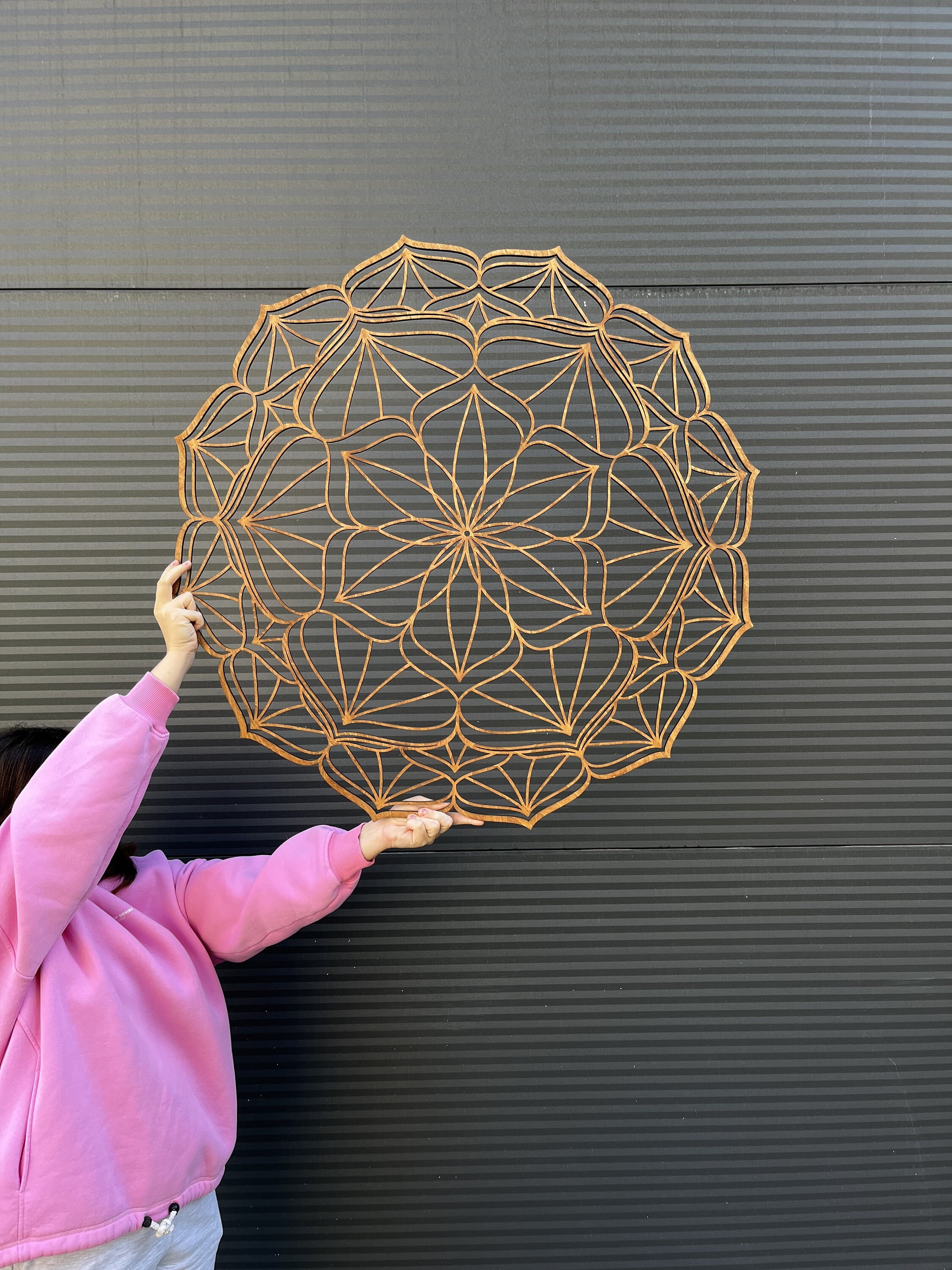 Wood Mandala Wall Art: Sacred Geometry Decor - Etsy