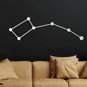 Little dipper wall decor, Ursa minor wall art, Constellation, Wooden decorations