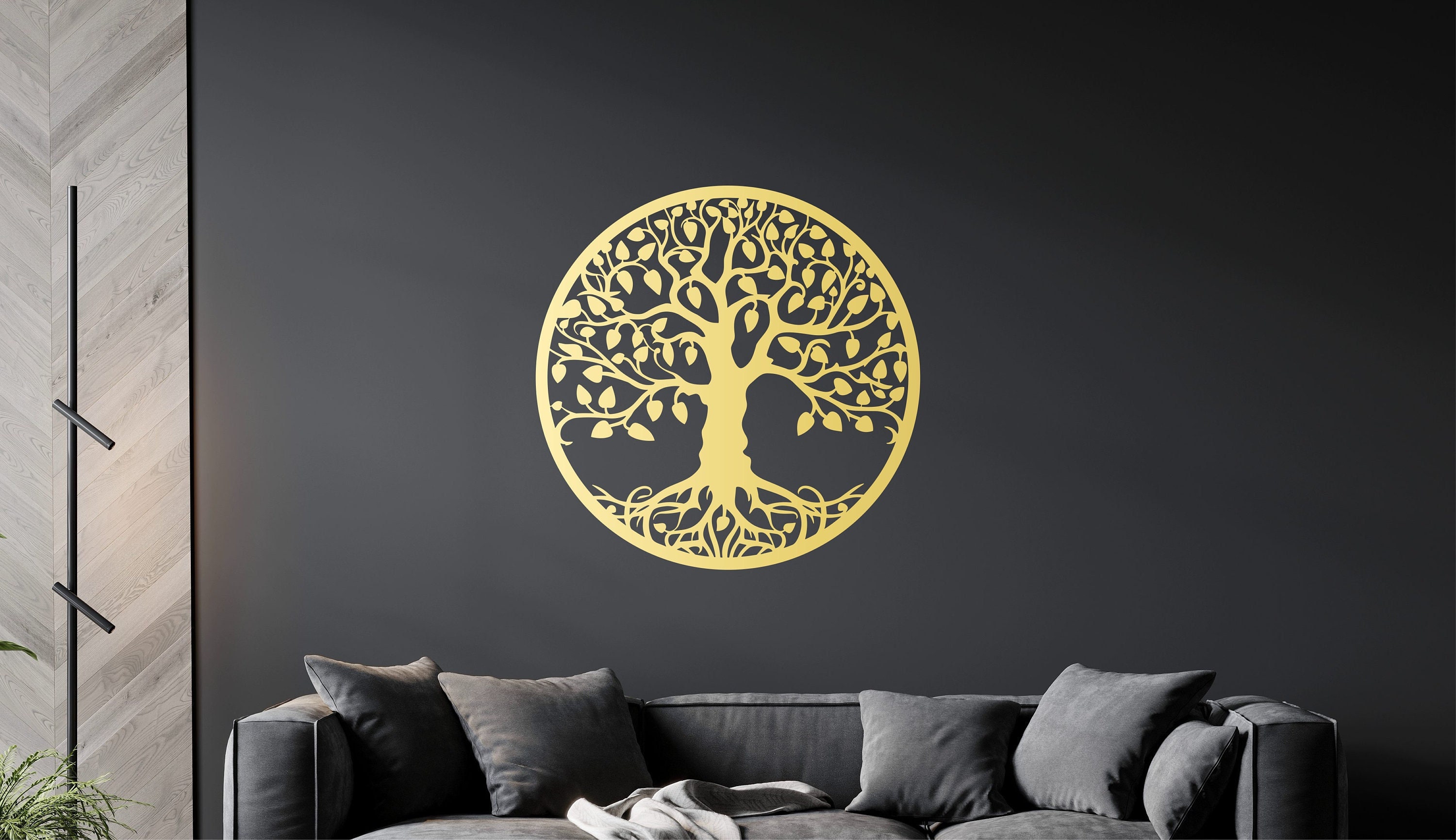 Tree of life wood wall art, 5th anniversary gift, christmas wood wall decor, rustic wall art, celtic tree of life