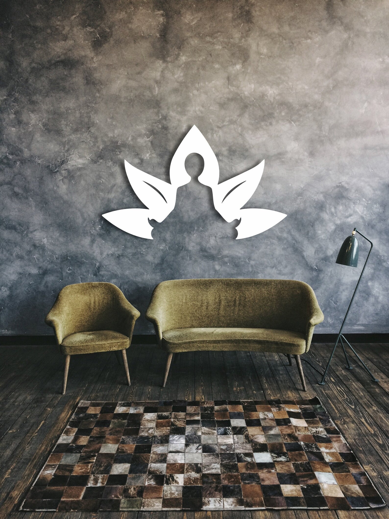 Yoga Wall Art meditation Room Decorbuddhawooden Etsy