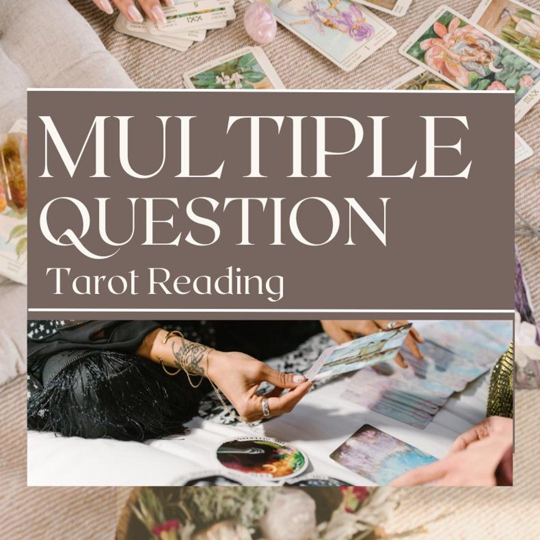 MULTIPLE QUESTIONS - Tarot Card Reading - Intuitive Reading - Etsy