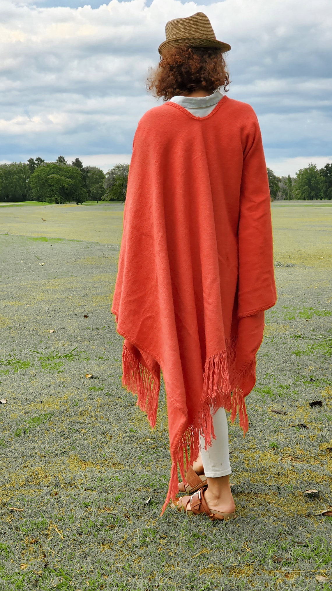 Ruanas Argentinian Poncho Boho Wrap Ladies Scarf Wool Etsy