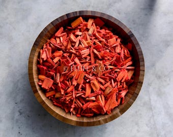 Orange Pine Wood Chips: Eco-Friendly Craft & Potpourri Filler