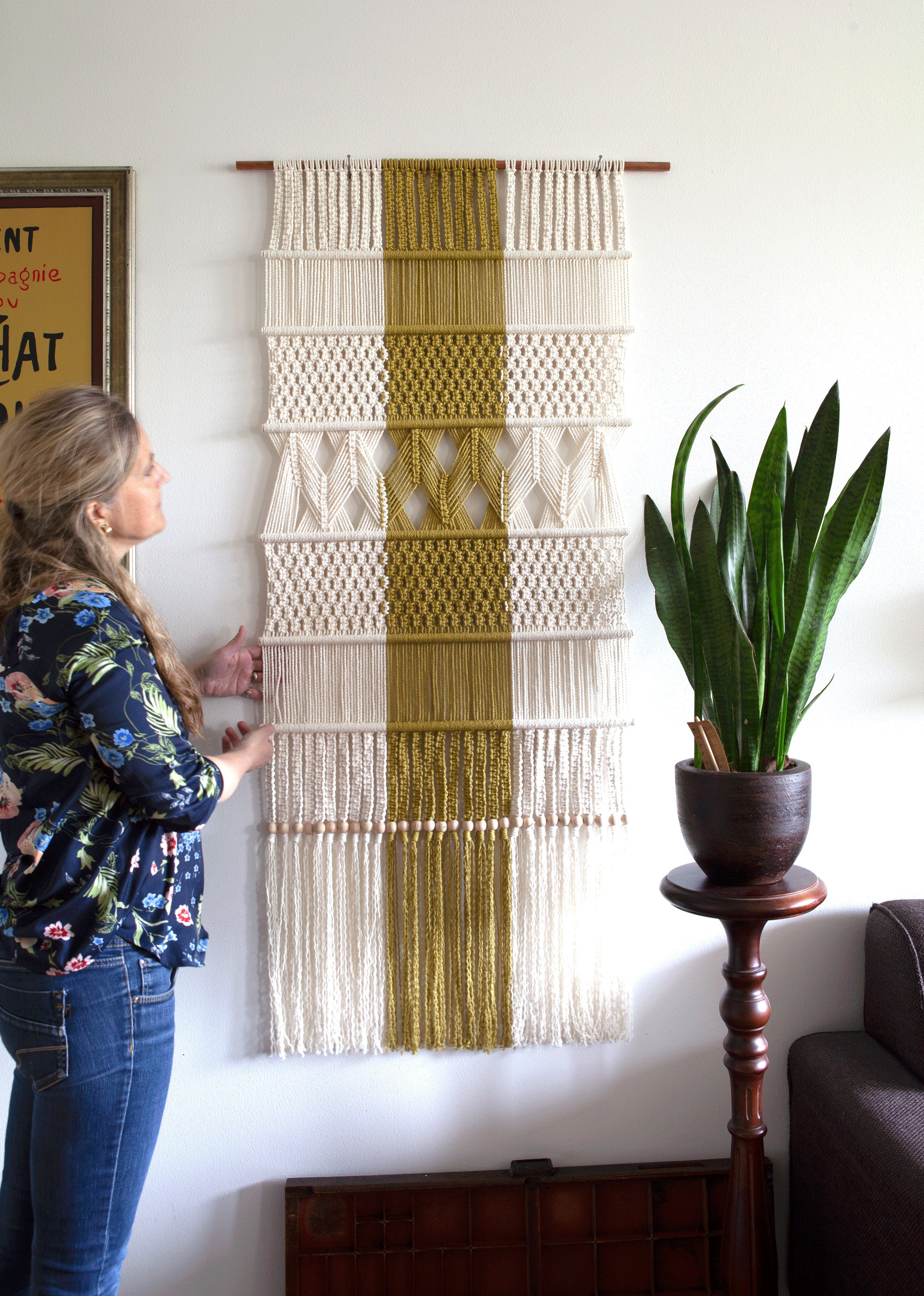 Macramé Tapestry / Macramé Wall Hanging Etsy UK