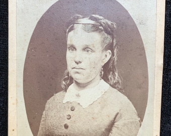 Victorian Era Photograph of a Young Woman, Likely 1870s