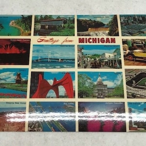 Travel - Michigan Vintage Postcard