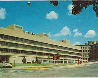 Pair Antique Detroit Michigan Postcard FORD Motor Co Postcard Factory Plant Skyscrapers Kresge Whitney Building Vintage Ephemera