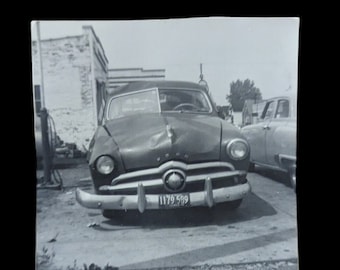 Black and White Photo of a 1949 Ford Car - An Easy Restoration - Popular Ford 1949