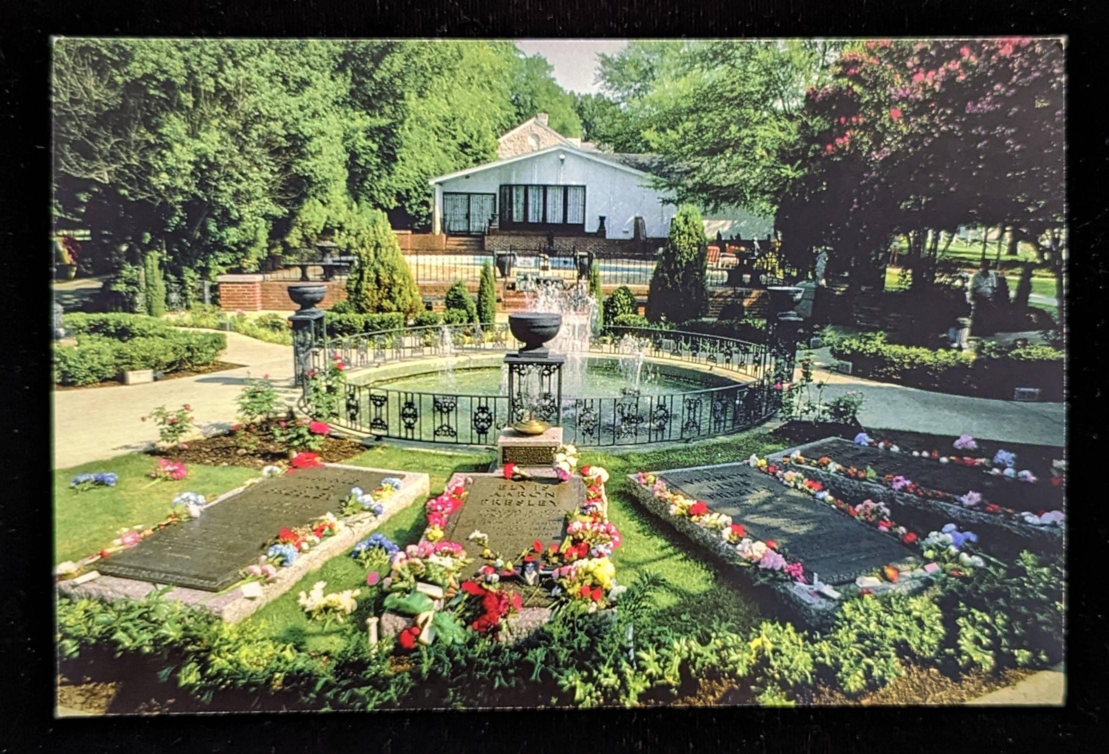 Meditation Garden, Graceland, Tennessee - Vintage Postcard - Etsy