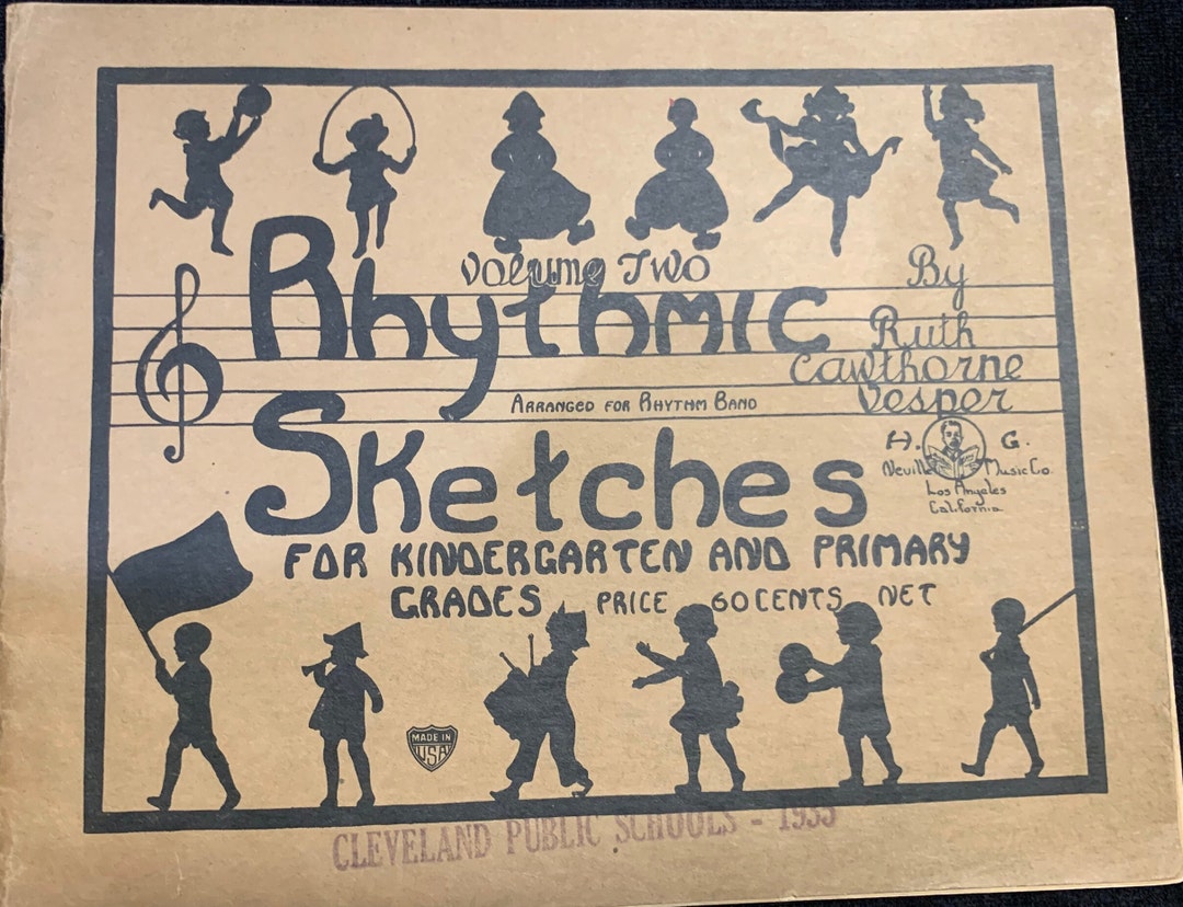 Vintage Rhythmic Sketches for Kindergarteners Volume Two First Edition