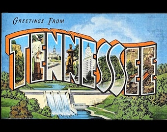 Greetings from Tennessee - Digital Print Tennessee Marketing Art