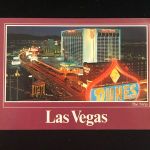 Las Vegas- The strip Vintage Postcard