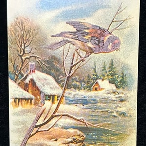 Rare A Merry Christmas to you- Glow in The Dark  Vintage Postcard