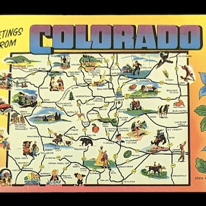 Voeux du Colorado - impression numérique - marketing d'art vintage