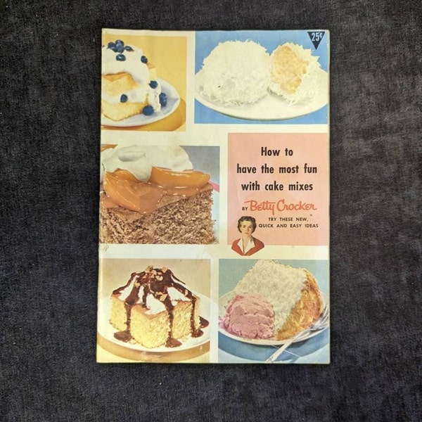 Betty Crocker Cake Mix Recipe Booklet