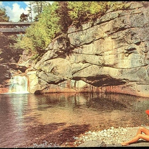 The Pool & Sentinel Pine Bridge, Franconia Notch, New Hampshire