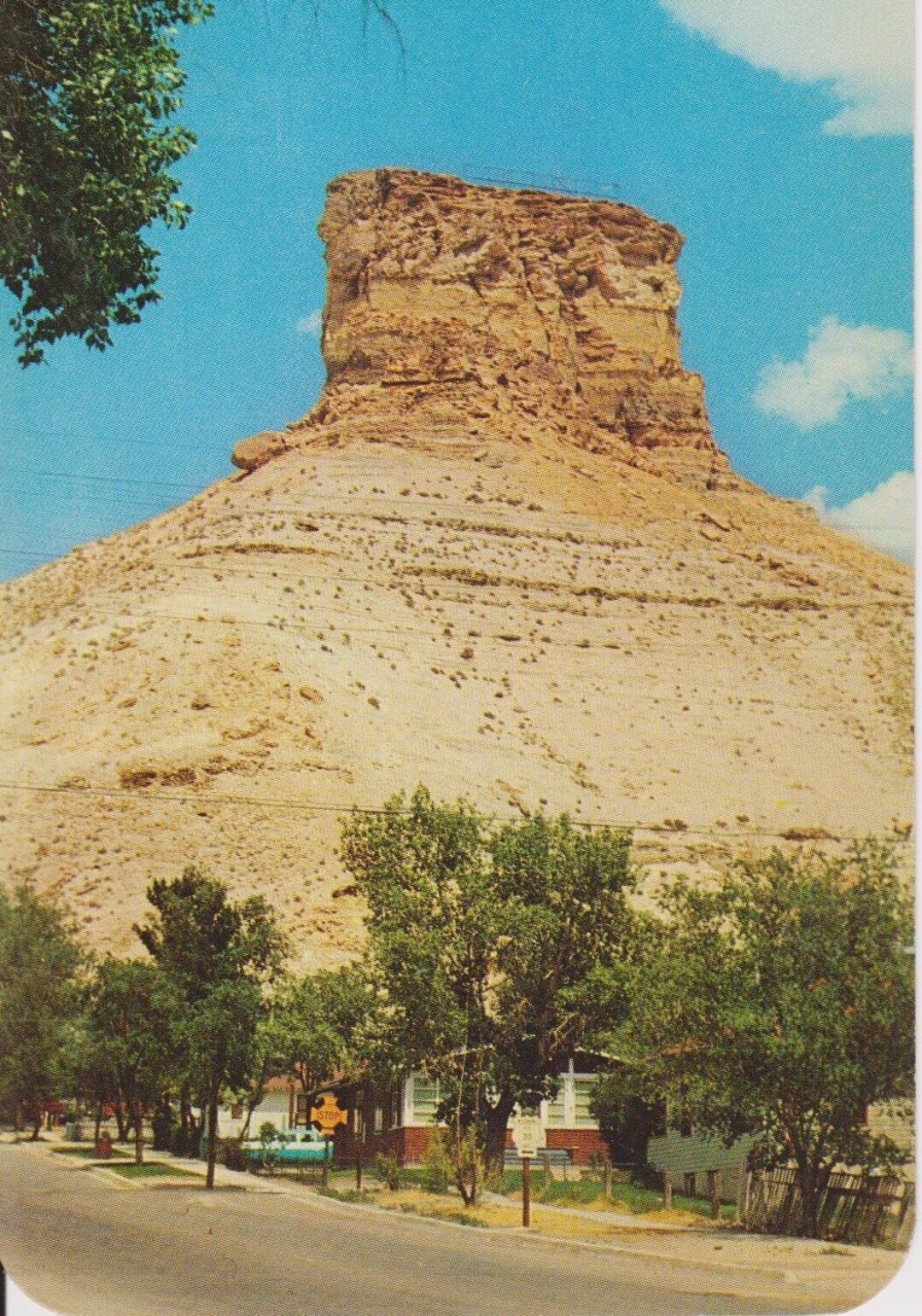 Castle Rock Green River Wyoming Vintage Postkarte Etsy.de